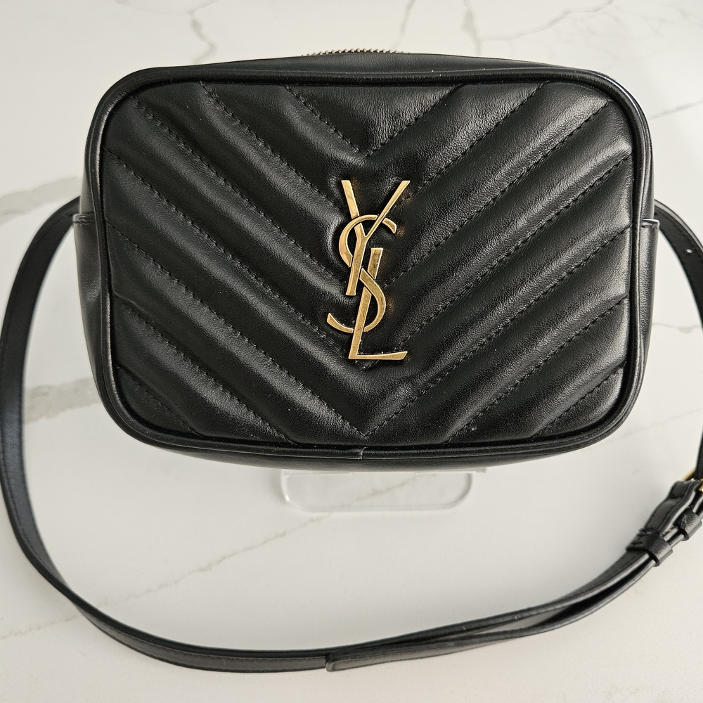 YSL | Saint Laurent Lou Belt Bag in Quilted Leather (Black)